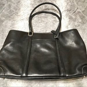 Coach Tote Black Soft Leather